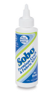 Delta Sobo Craft and Fabric Glue - 4 oz, Squeeze Bottle