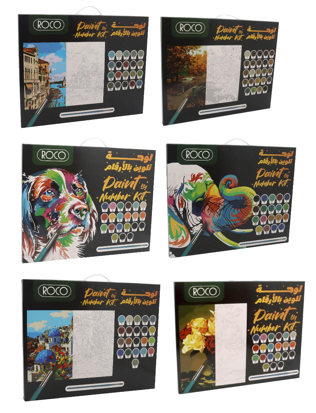 ROCO Wooden Frame Paint-by-Number (assorted designs)