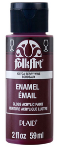 FolkArt Gloss Acrylic Paint (Berry Wine)