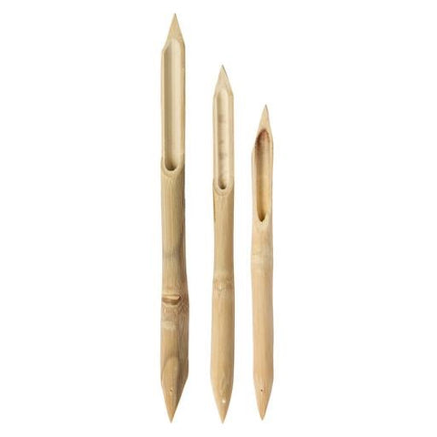 Bamboo calligraphy quill set of 3