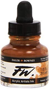 FW ACRYLIC INK 1OZ BURNT UMBER