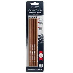 Wolff's carbon pencils set of 4