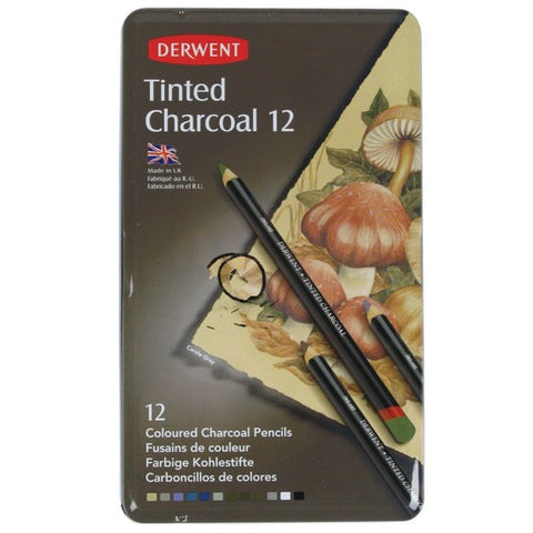 Derwent Tinted Charcoal 12