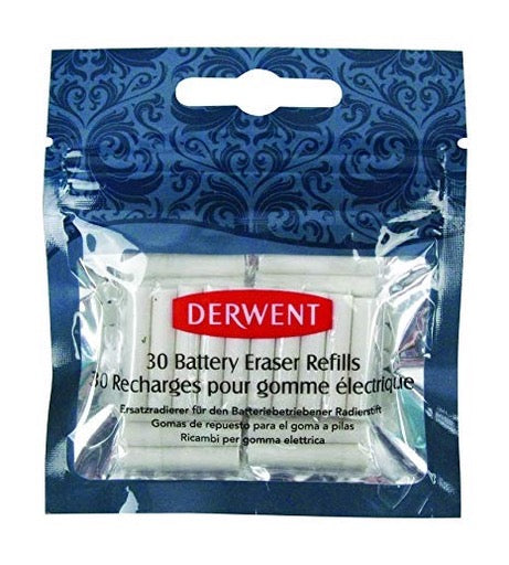 Derwent Replacement Erasers, Pack, 30 Count