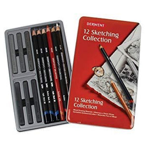 Derwent 12 Sketching Collection style 34305