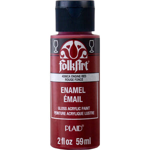 FolkArt Gloss Acrylic Paint (Engine Red)