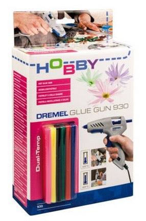 Dremel 930 Glue Gun Hobby, 7 mm, Dual Temperature