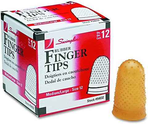 Swingline Rubber Finger Tips sm/12 pk