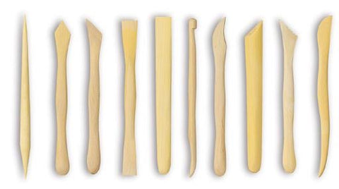 Modeling tools boxwood clay modeling tools set of 10