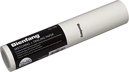 Tracing paper roll white 8LB, 12X20YARDS