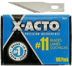 Stainless Steel #11 blades 100 per box, X621